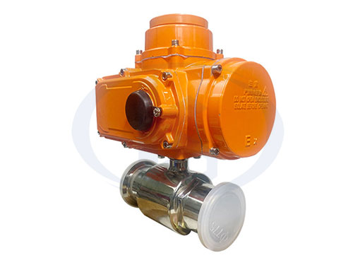 電動(dòng)衛(wèi)生級(jí)卡箍球閥