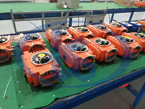 電動(dòng)執(zhí)行器生產(chǎn)車間