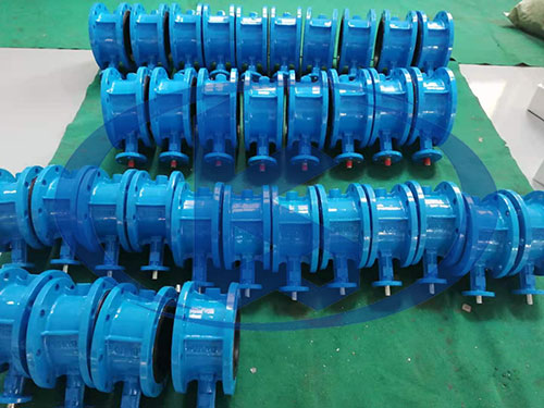 法蘭蝶閥裝配電動執(zhí)行器前