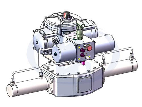撥叉式電液執(zhí)行器