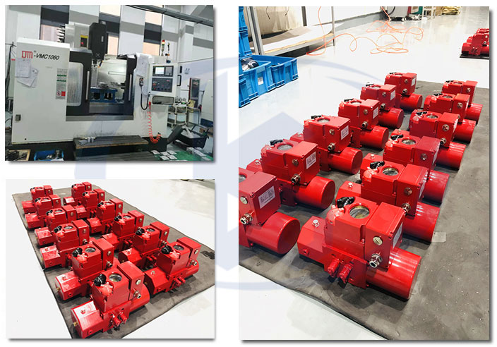 液壓動(dòng)力單元車(chē)間一角