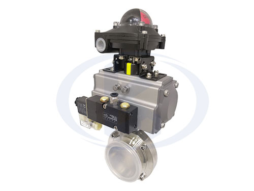 氣動(dòng)衛(wèi)生級(jí)蝶閥