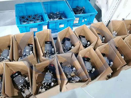 氣動(dòng)衛(wèi)生級(jí)蝶閥打包圖