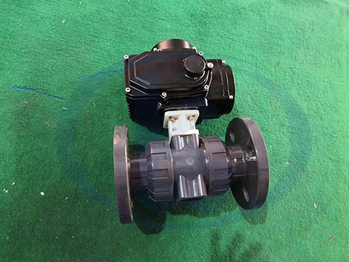 電動(dòng)塑料球閥生產(chǎn)完成