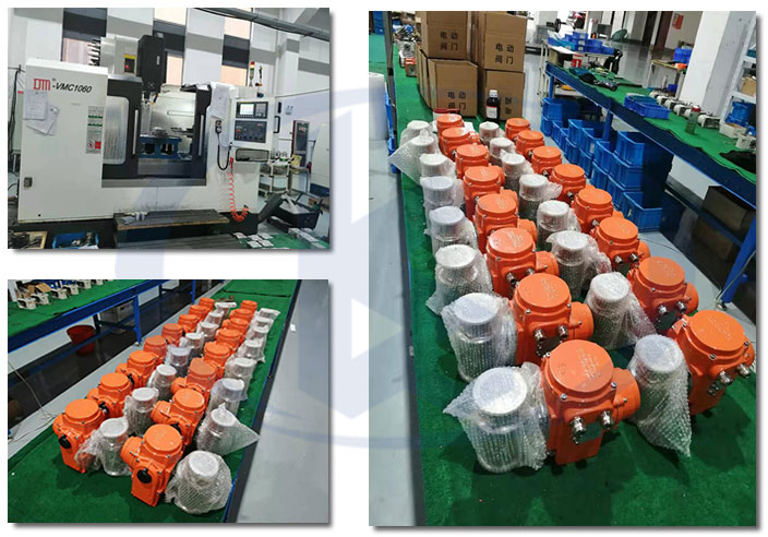 電動(dòng)衛(wèi)生級卡箍球閥車間一角