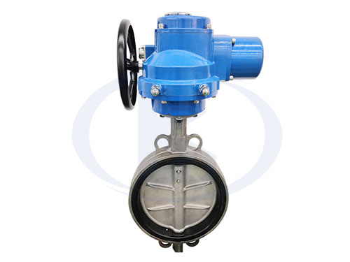 不銹鋼電動對夾蝶閥