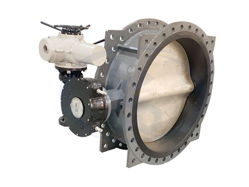 大口徑電動法蘭蝶閥