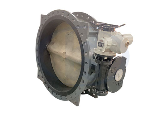 大口徑電動法蘭蝶閥