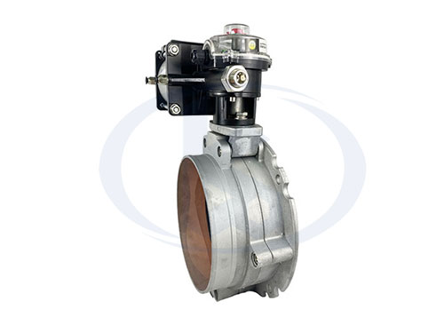 單法蘭氣動(dòng)粉塵蝶閥