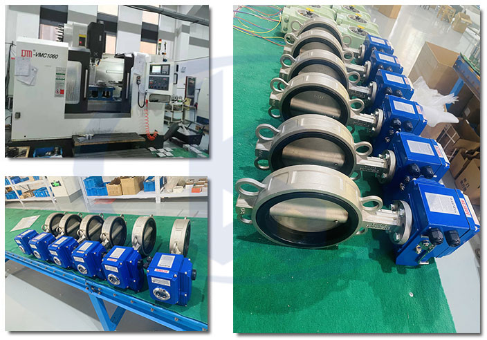 電動真空蝶閥車間一角